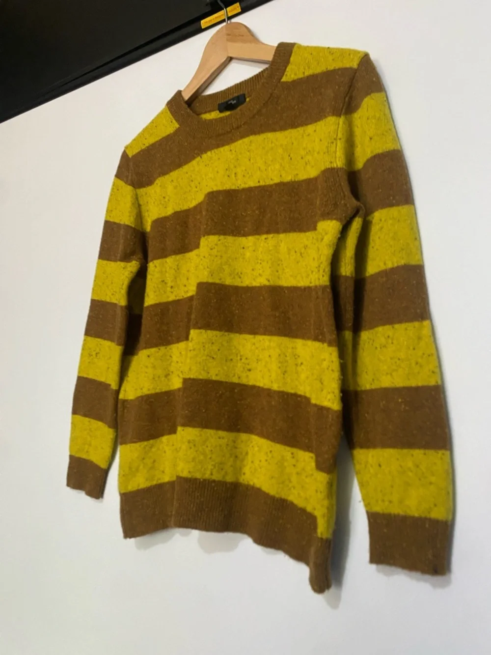 J.Crew M Wool Blend Striped Sweater